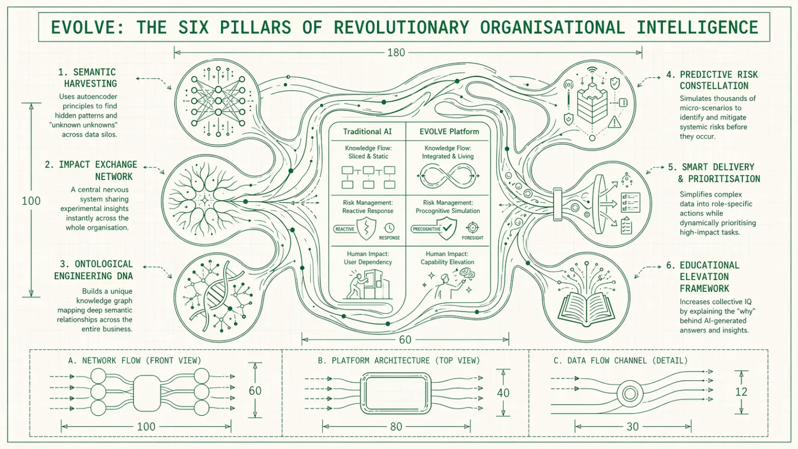 The six EVOLVE pillars